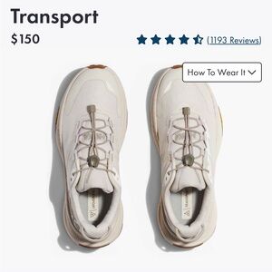 Hoka Cream Sneakers